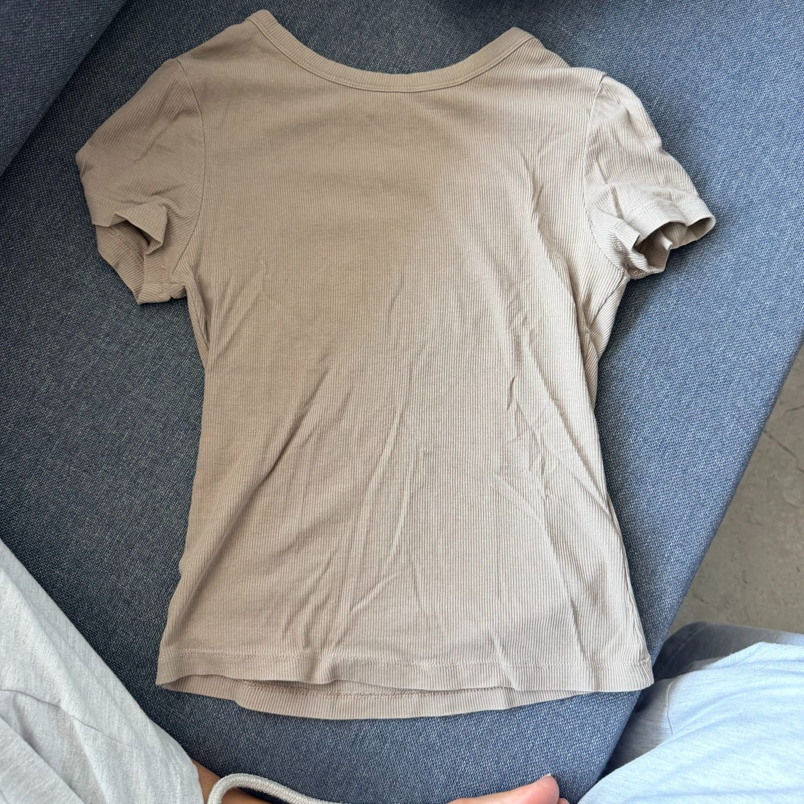 H&M Ribbed T-Shirt — photo 1